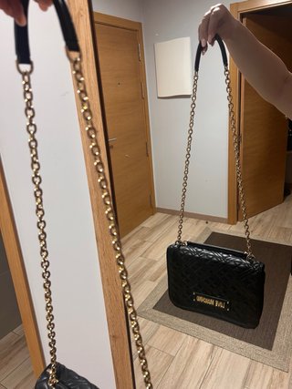 Borsa a tracolla Love Moschino nera
