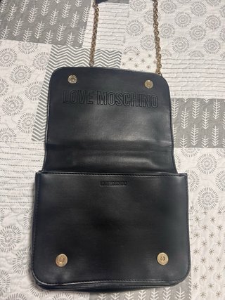 Borsa a tracolla Love Moschino nera