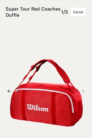 Bolso Wilson Super Tour Rojo
