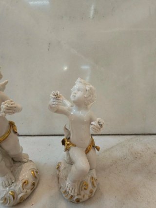 Figuras de ángeles de Biscuit i Oro