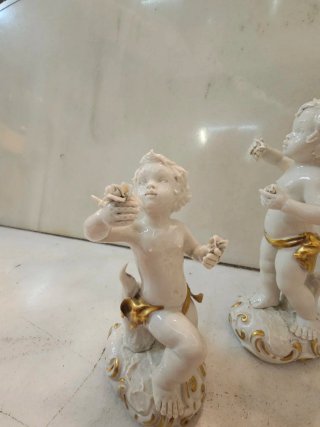 Figuras de ángeles de Biscuit i Oro