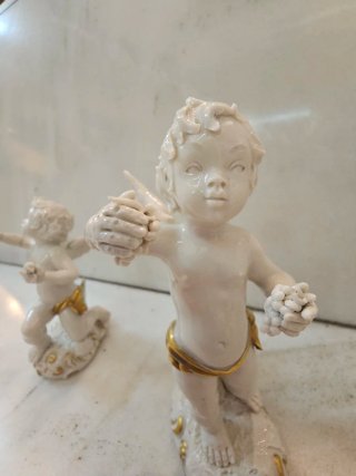 Figuras de ángeles de Biscuit i Oro