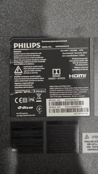 Tiras LED Retroiluminación Philips 43PUS6554/12