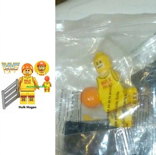 Minifigure Hulk Hogan WWF Wrestling WWE tipo Lego