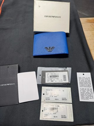 Portafoglio Emporio Armani Blu