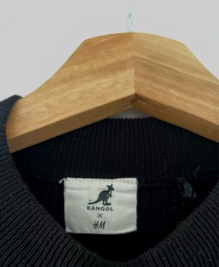 Vestido Negro Kangol x H&M Talla S
