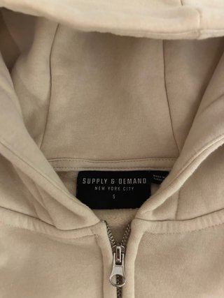 Sudadera Supply Beige Talla S