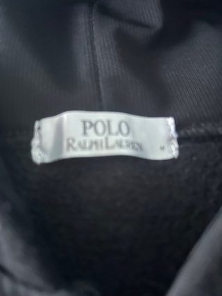 Sudadera Polo Ralph Lauren Negra Cremallera M