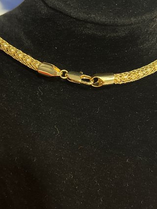 Collar Chapado Oro 14K Colgante Libélula Multicolo