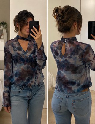 Blusa Renatta M Transparencias