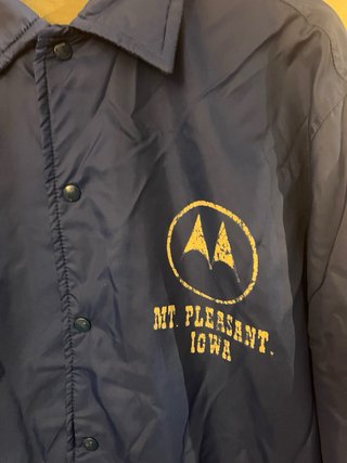 Chaqueta Vintage Motorola Azul