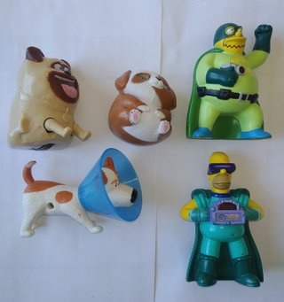 Figuras Los Simpson y Mascotas 2