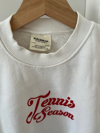 Sudadera Pull&Bear Tennis Season Talla XS
