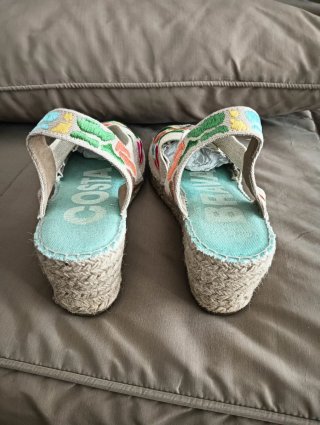 Alpercatas de cunha Tony Pons bordadas