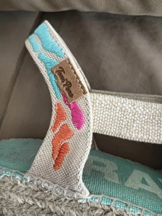 Alpercatas de cunha Tony Pons bordadas