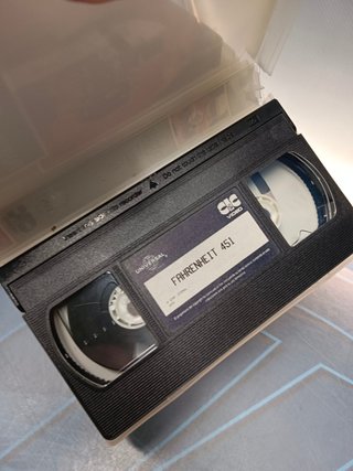 vhs , FAHRENHEIT 451 (1966)