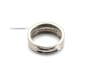 anillo oro 18k con piedra con diamante