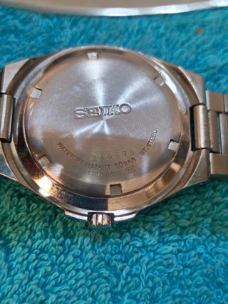 Reloj Seiko Perpetual Calendar Azul.