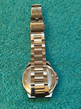 Reloj Seiko Perpetual Calendar Azul.