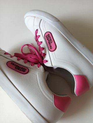 Tênis Trussardi Branco e Rosa