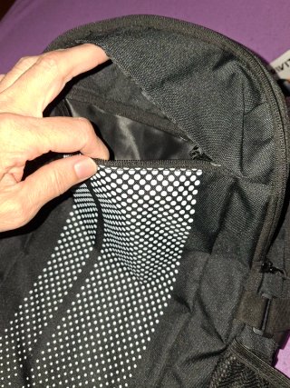 Mochila deportiva CRIVIT negra
