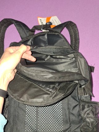 Mochila deportiva CRIVIT negra