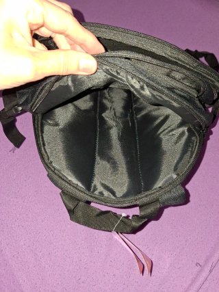 Mochila deportiva CRIVIT negra