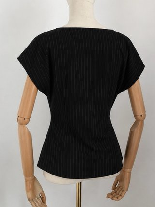 Blusa Rayas Chic Negra chic