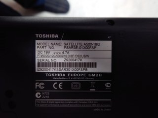 Portátiles Toshiba para piezas (2 unidades)