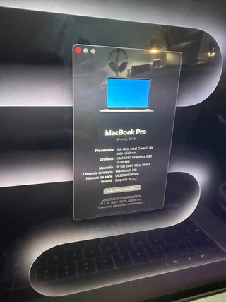 MacBook Pro 16 2019 Plata