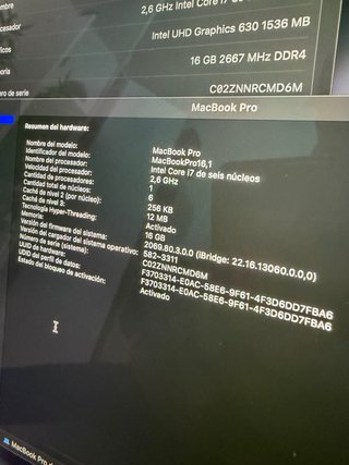 MacBook Pro 16 2019 Plata