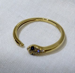 Anillo Oro 18k Diamantes y Zafiros Naturales
