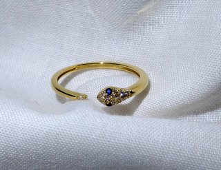 Anillo Oro 18k Diamantes y Zafiros Naturales