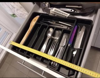 Organizador de cubiertos extensible