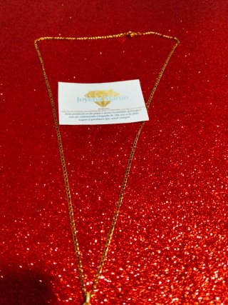 Cadena y Cruz Realista Oro 18k Hecho a Mano