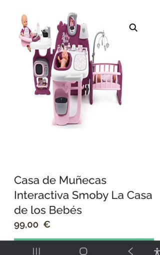 Smoby Baby Nurse Tocador y Cuna