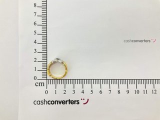 anillo oro 18k con piedra