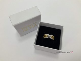 anillo oro 18k con piedra
