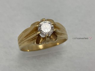anillo oro 18k con piedra