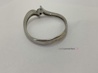anillo oro 18k con piedra t. 17 (18,16 mm)