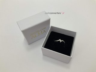 anillo oro 18k con piedra t. 17 (18,16 mm)