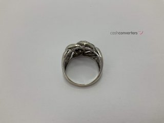 anillo oro 18k con piedra con diamante