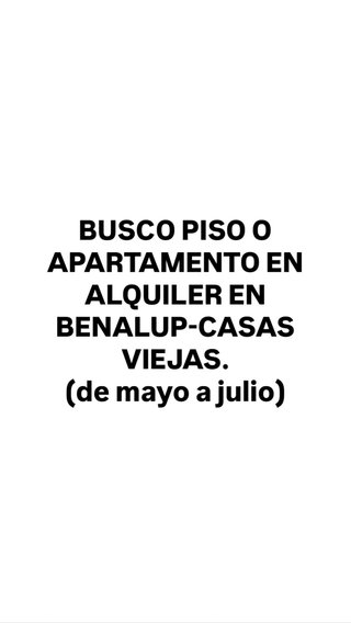 Busco Piso de alquiler en Benalup Casas Viejas