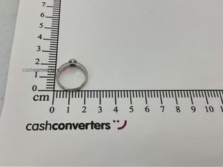 anillo oro 18k con piedra con diamante