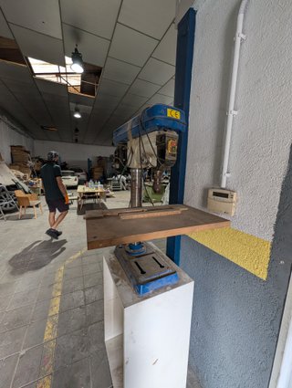 Taladro de columna industrial