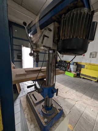 Taladro de columna industrial