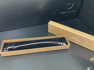 cadena oro 18k con piedra 24cm