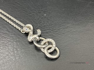 cadena oro 18k con piedra 24cm