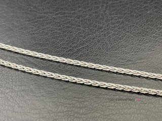 cadena oro 18k con piedra 24cm