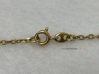 cadena oro 18k 25cm